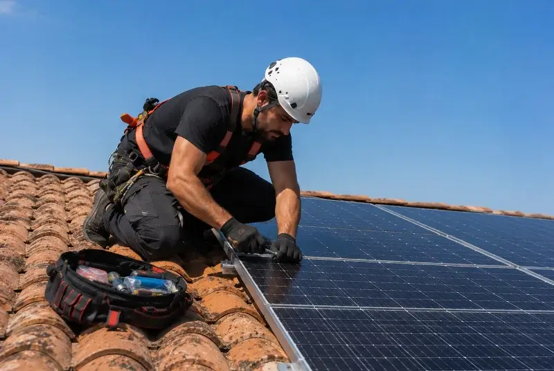 Maintenance et monitoring de panneaux solaires à Gaja-et-Villedieu